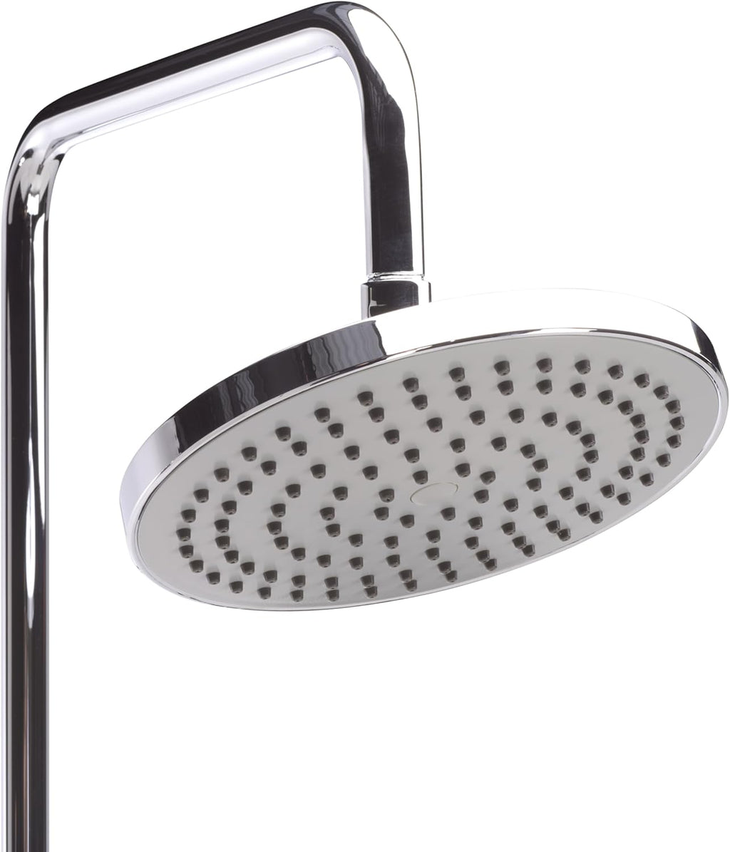 SEI Furniture - Shower Outdoor Furniture - Transitional Light Grey & Silver - Ideal for Patio, Garden (OD8901)