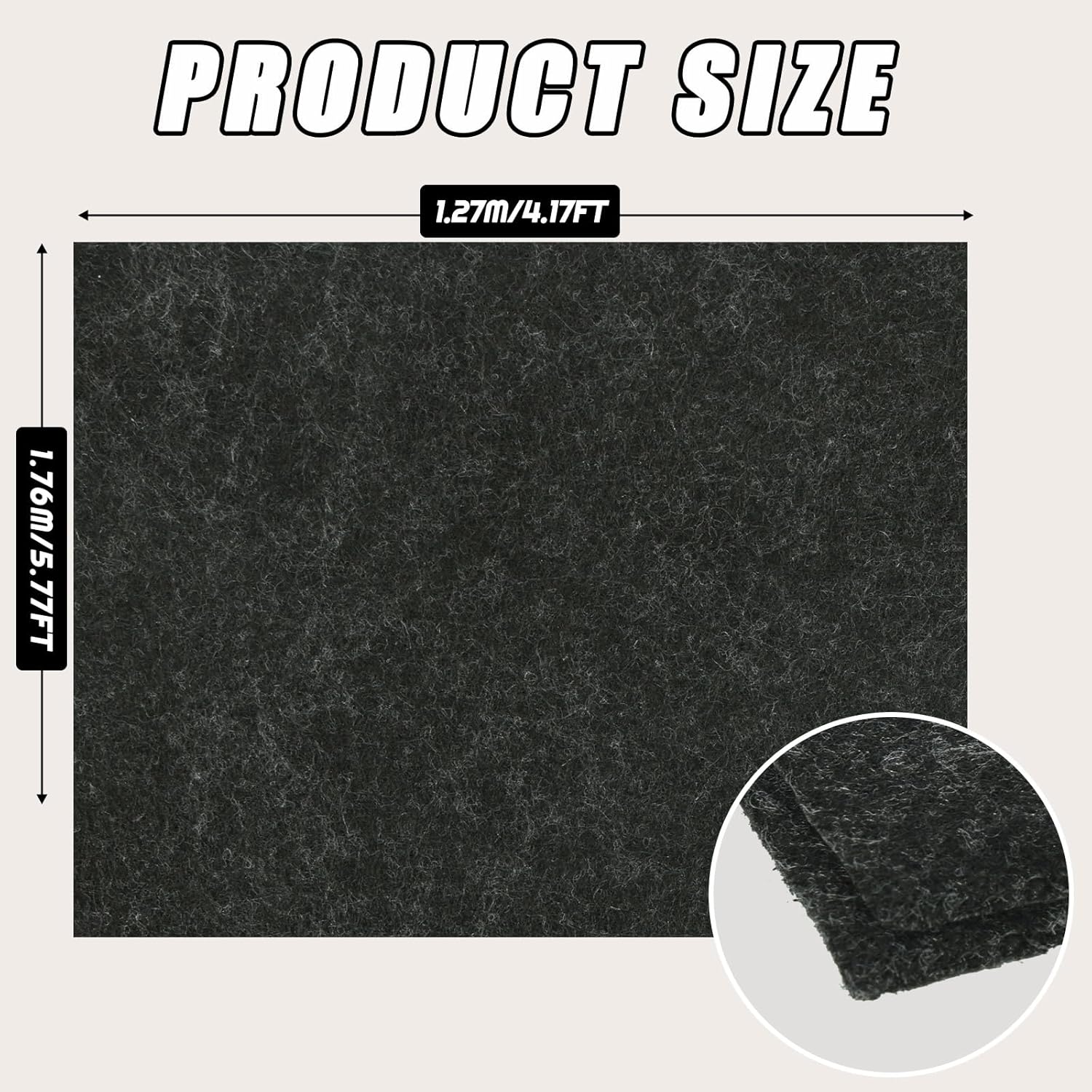 Ice Bath Mat, 50 x 70inch Cold Plunge Mat for Ice Bath Tub, Ice Bath Accessories Cold Punge Floor Mat for Ice Bath Tub Cold Plunge Accessories