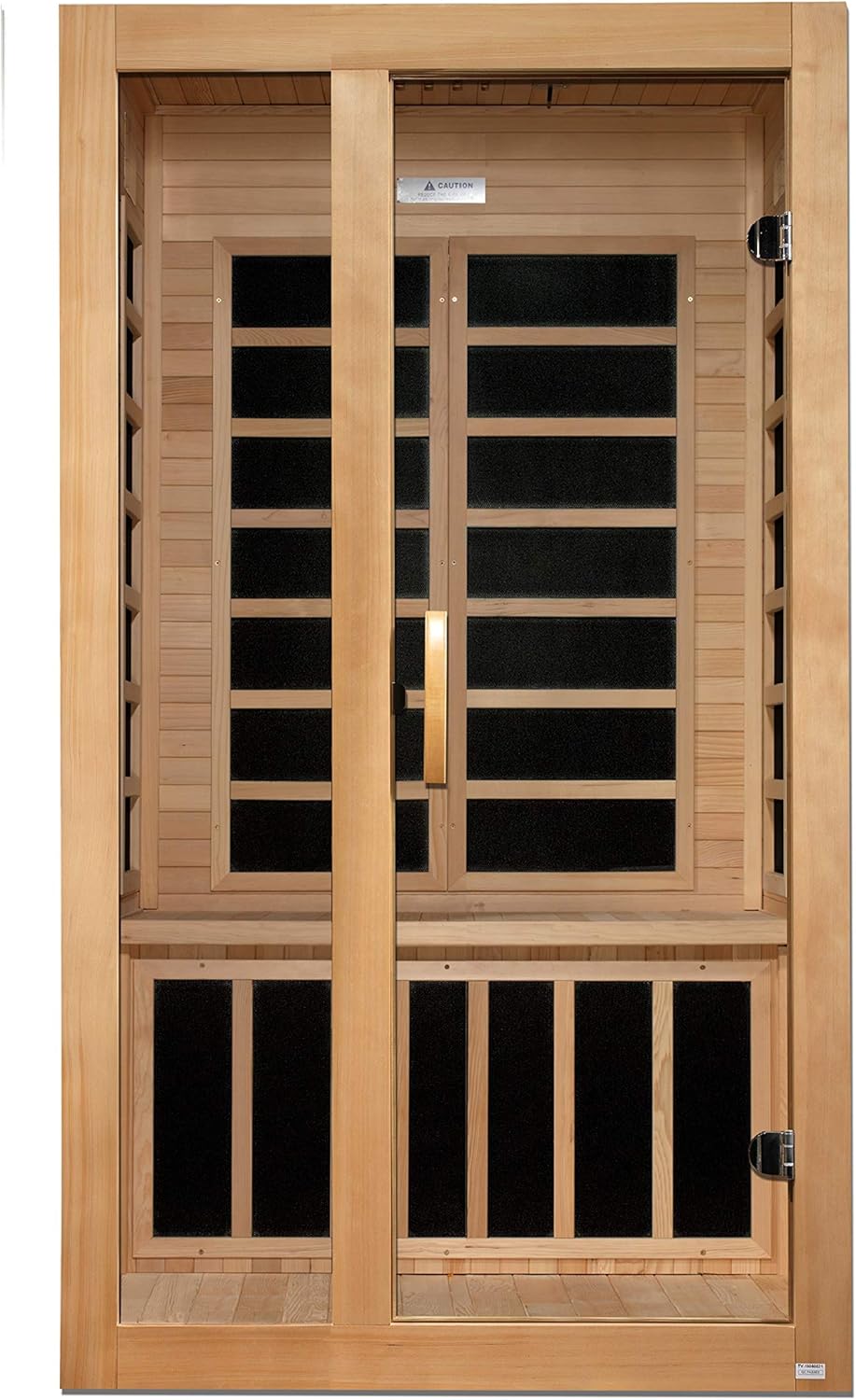 Maxxus Gracia 1-2-Person Low EMF (Under 8MG) FAR Infrared Sauna, Curb Side Delivery