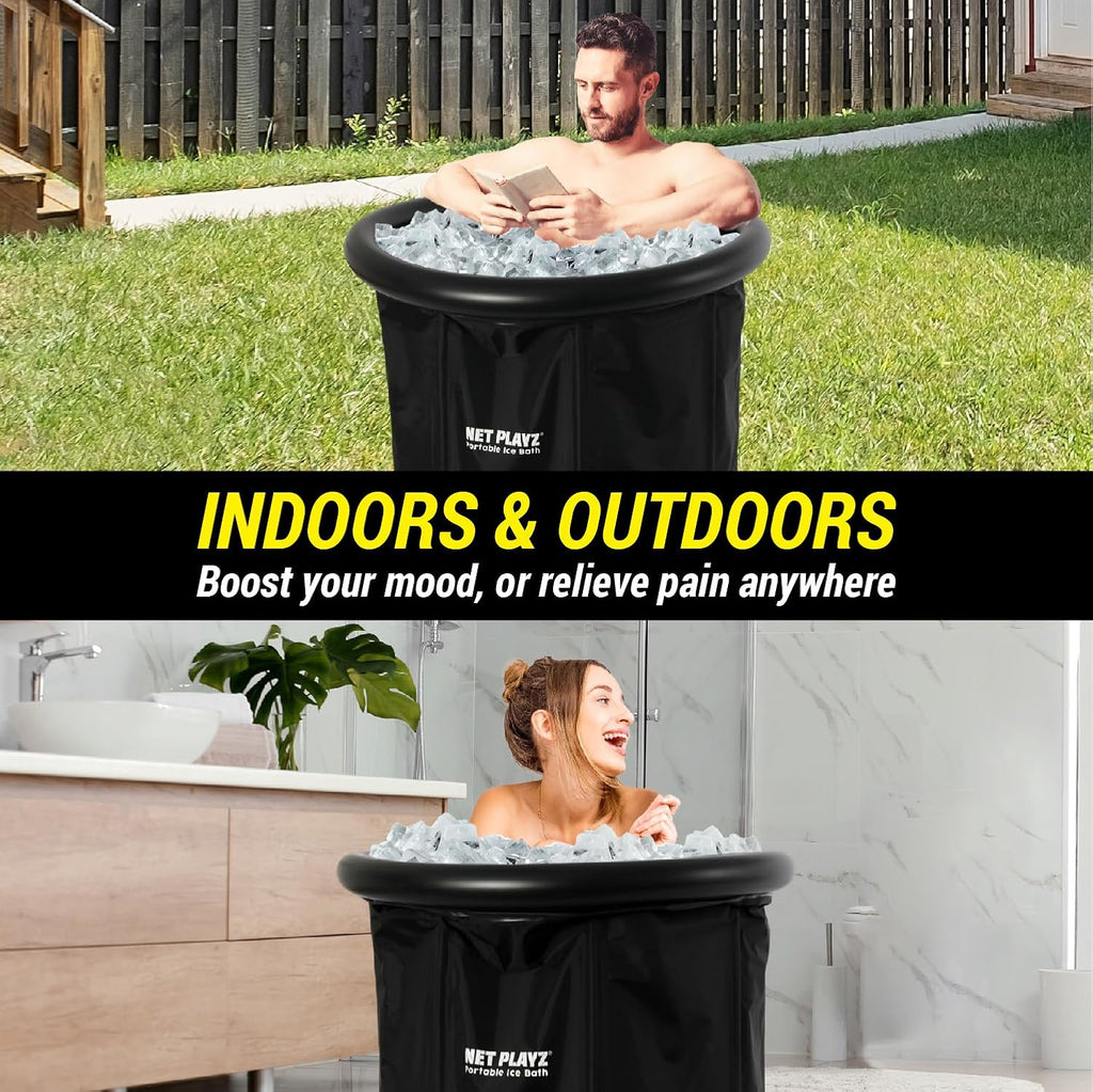 Ice Code Bath Pod for Athletes Optimal Recovery | Plunge Pod at Home Ice Plunge Tub Ice Cold Pod Icebath Icepod, Portable
