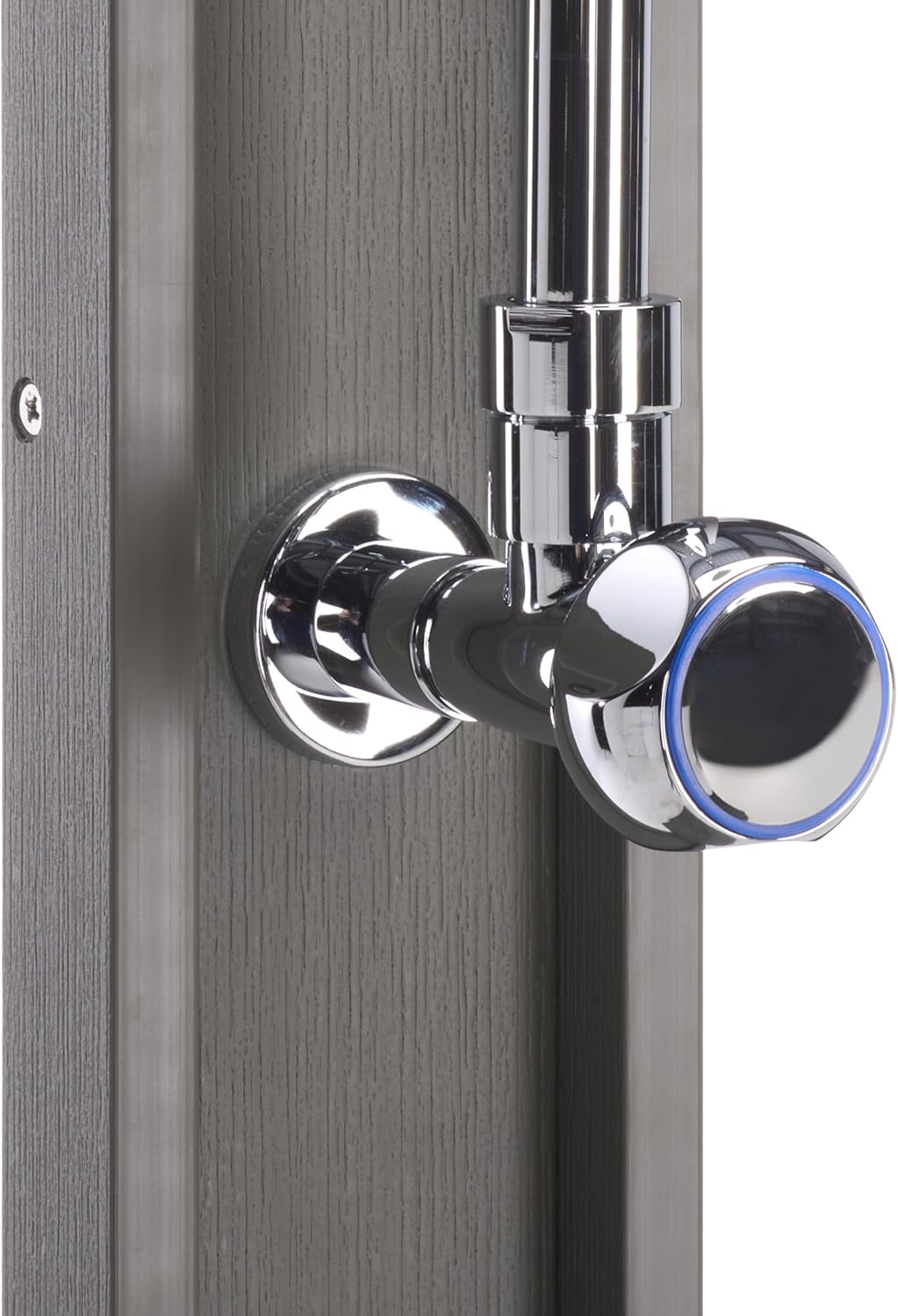 SEI Furniture - Shower Outdoor Furniture - Transitional Light Grey & Silver - Ideal for Patio, Garden (OD8901)